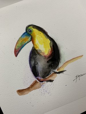 Krjanina Watercolor Birds Collection