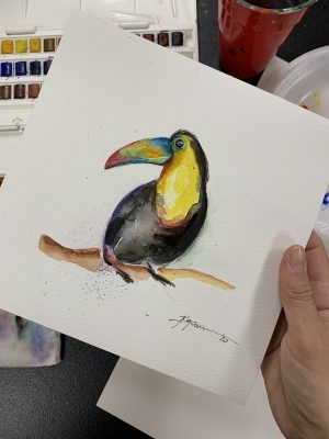 Krjanina Watercolor Birds Collection