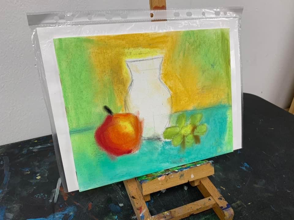 Painting Summer Greens In Soft Pastels - How to Pastel